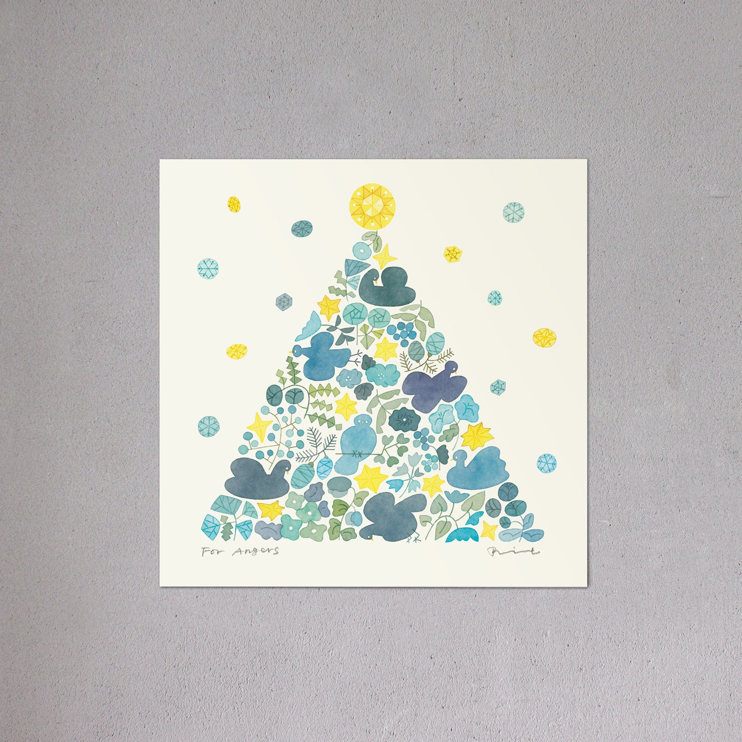 ポスター 20cm / TWINKLE TREE