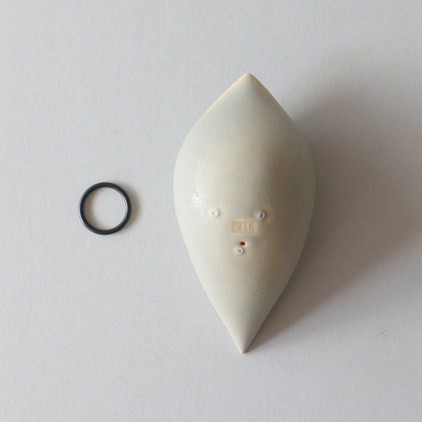 OVAL BIRD MATTE / グレーマット