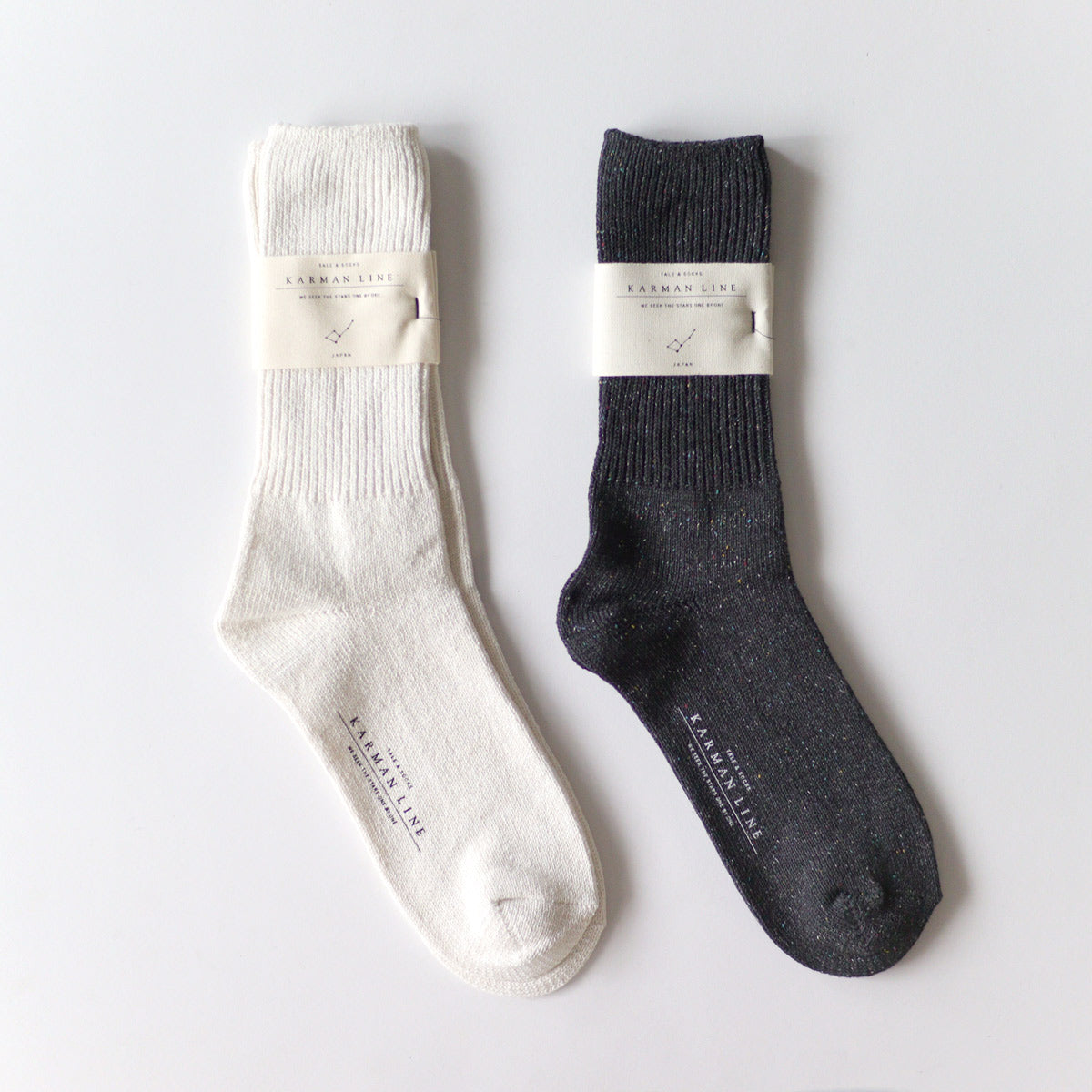 NORMA 26-28cm / 定規座 リブソックス(コットンシルク)