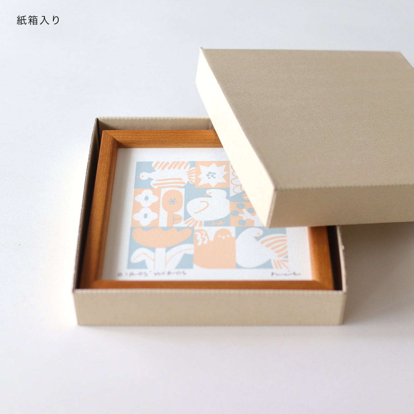 シルクスクリーン 15cm / BIRDS & FLOWERS