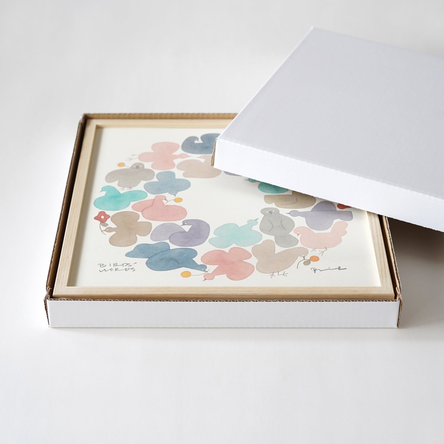 ポスター 30cm / BIRDS WREATH