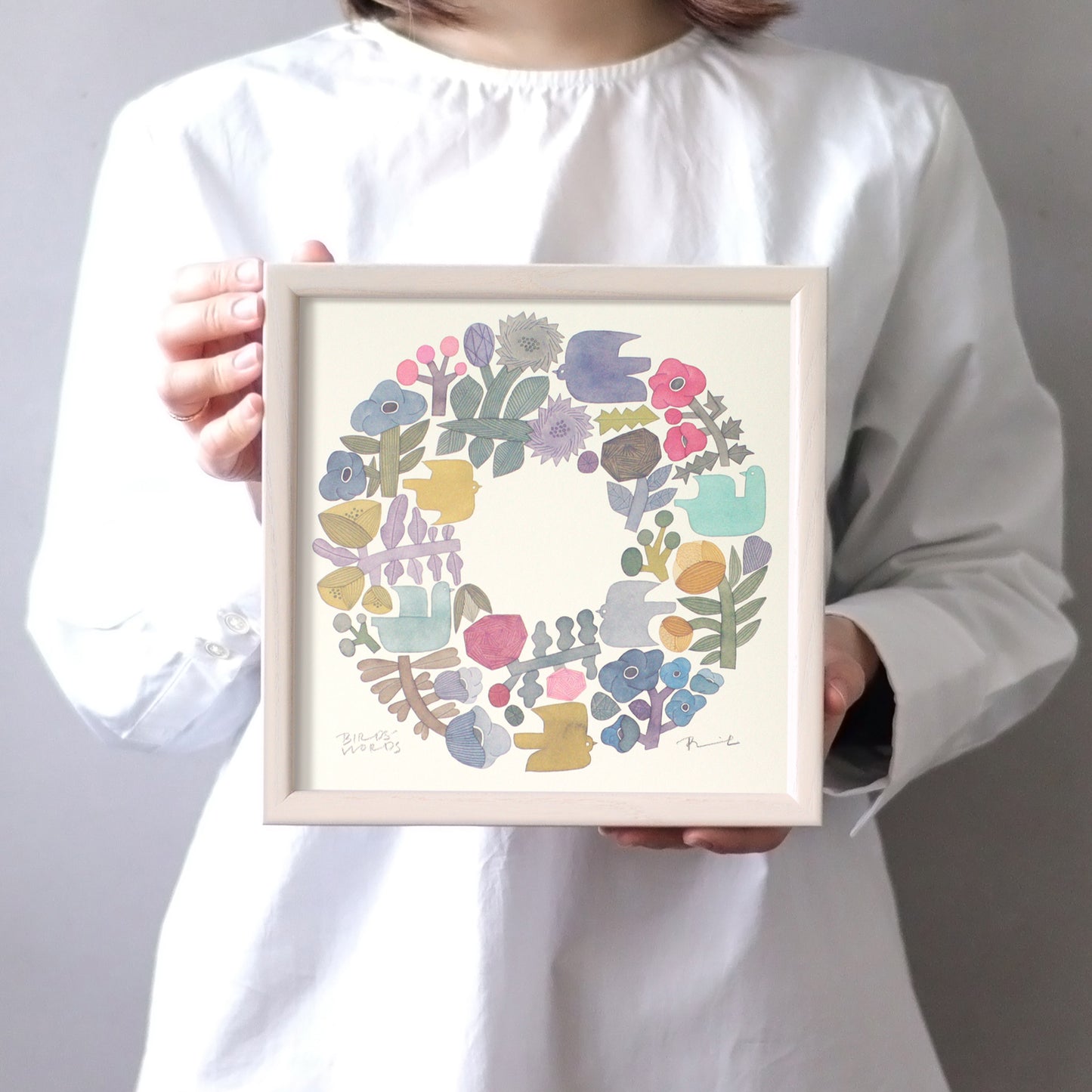ポスター 20cm / SHABBY WREATH