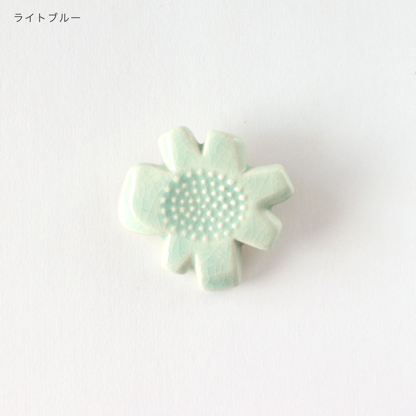 FLOWER TILE BROOCH