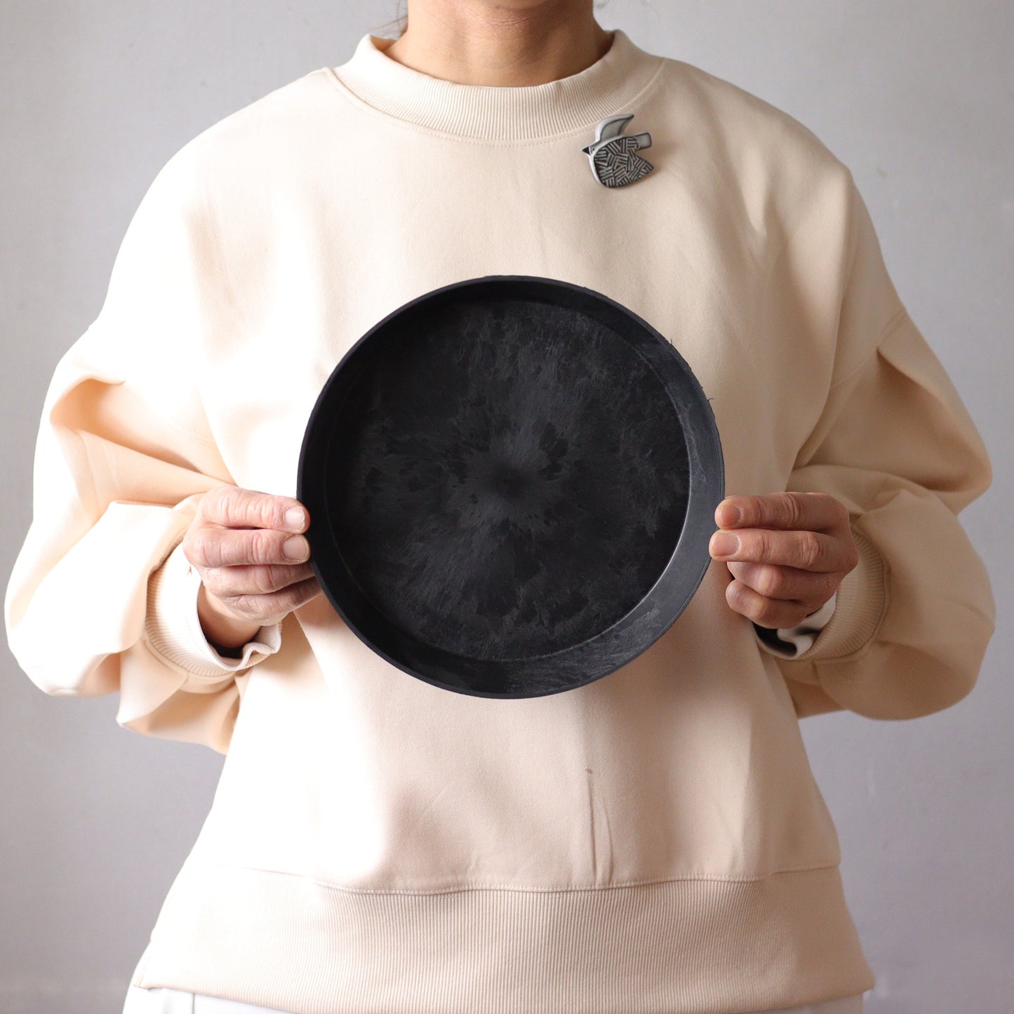 ART STONE SAUCER