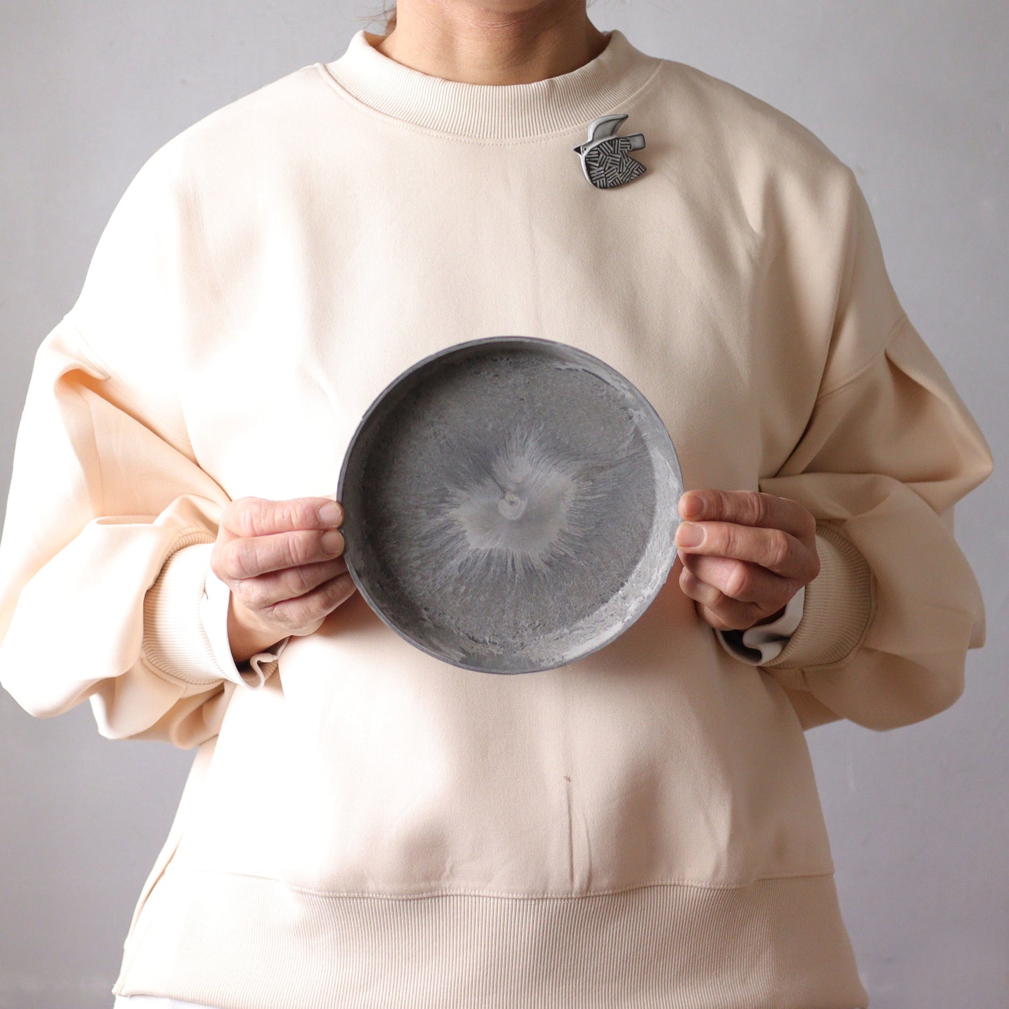 ART STONE SAUCER