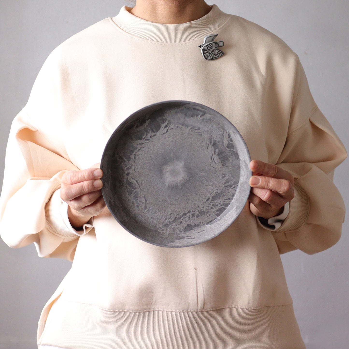 ART STONE SAUCER