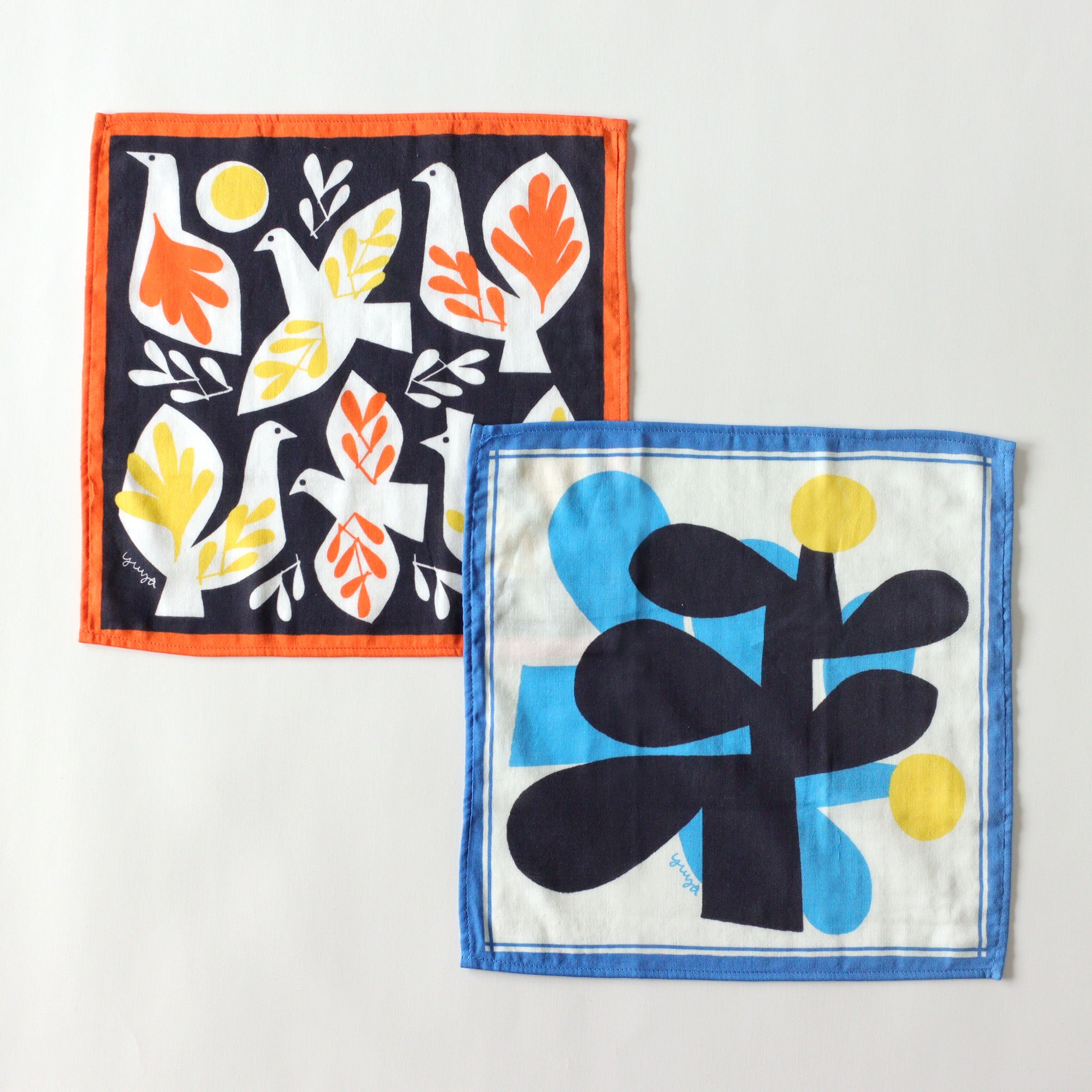 GAUZE HANDKERCHIEF [YUYA] – BIRDS' WORDS