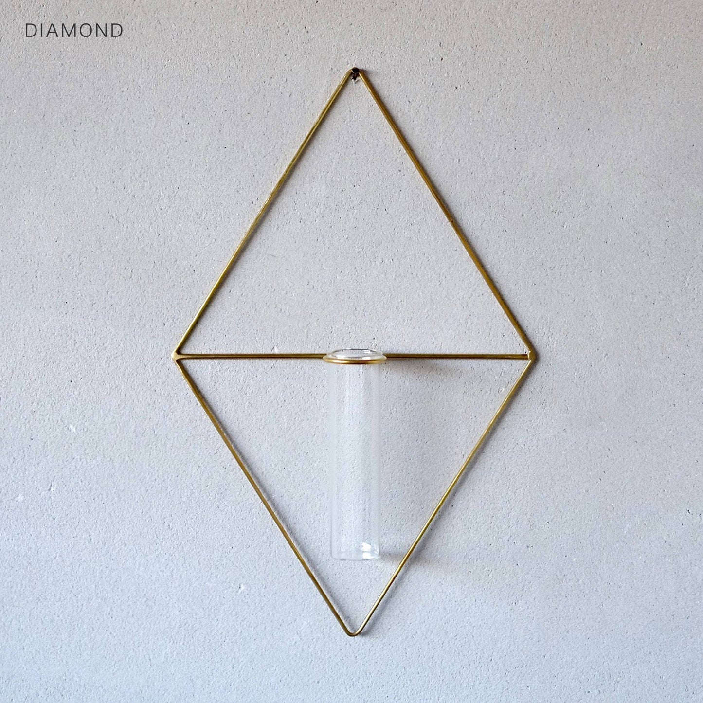 PIKE wall brass vase