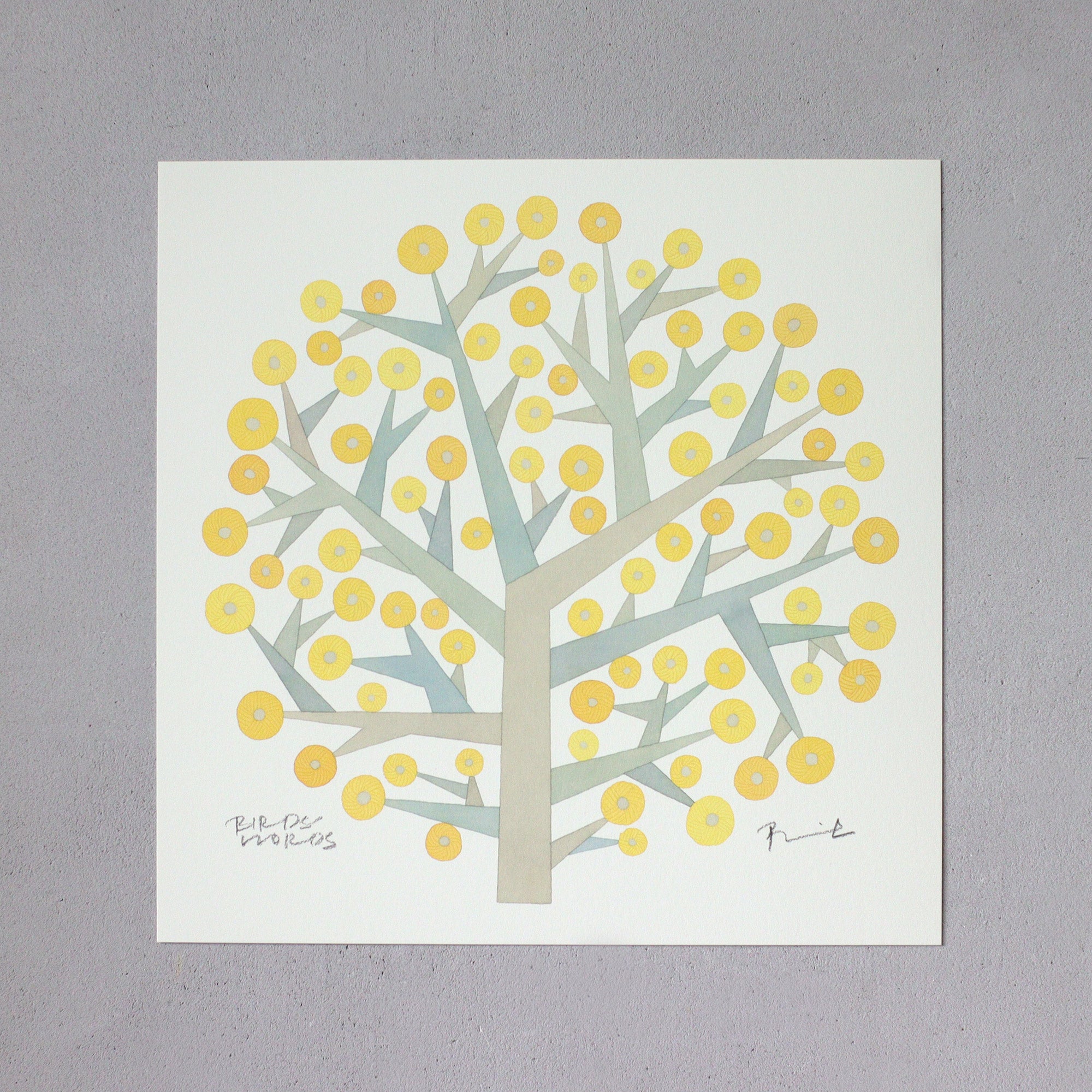ポスター 30cm / TREE OF HOPE – BIRDS' WORDS