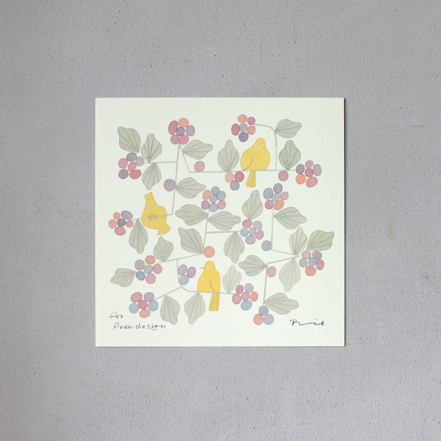 ポスター 20cm / WILD BERRIES