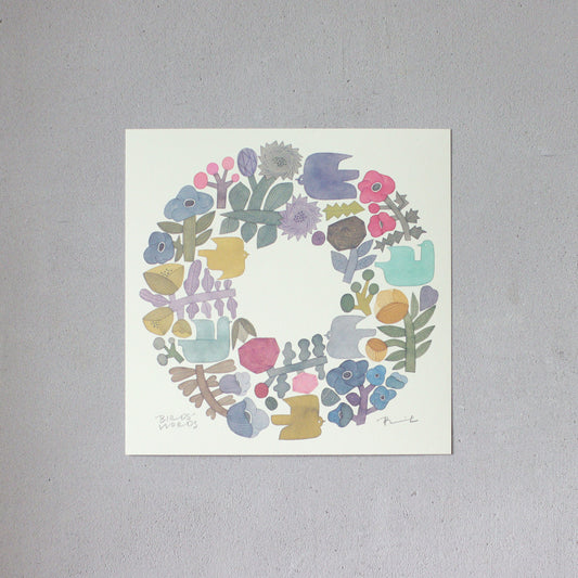 ポスター 20cm / SHABBY WREATH
