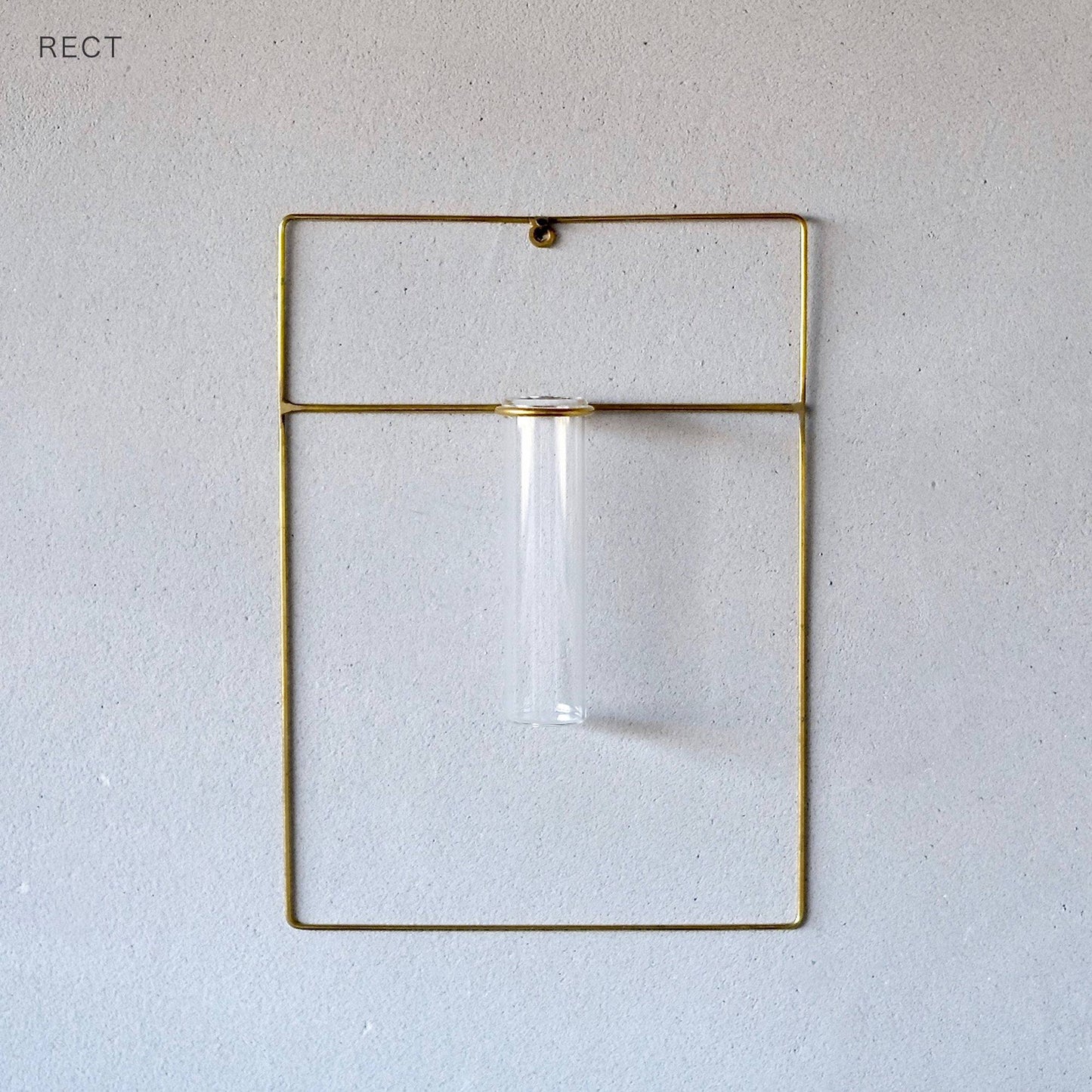 PIKE wall brass vase