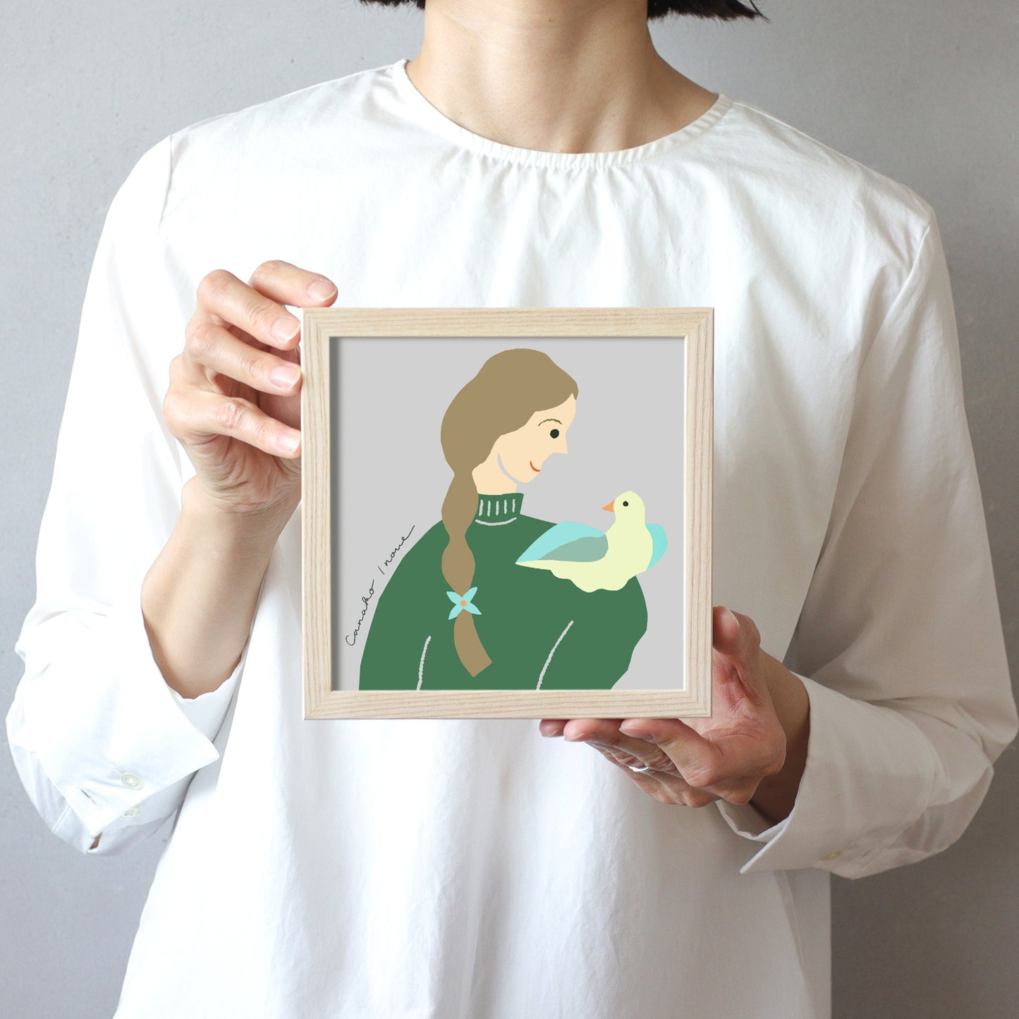 ポスター 15cm / CI-Bird on shoulder