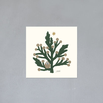 ポスター 15cm / TM-冬の木