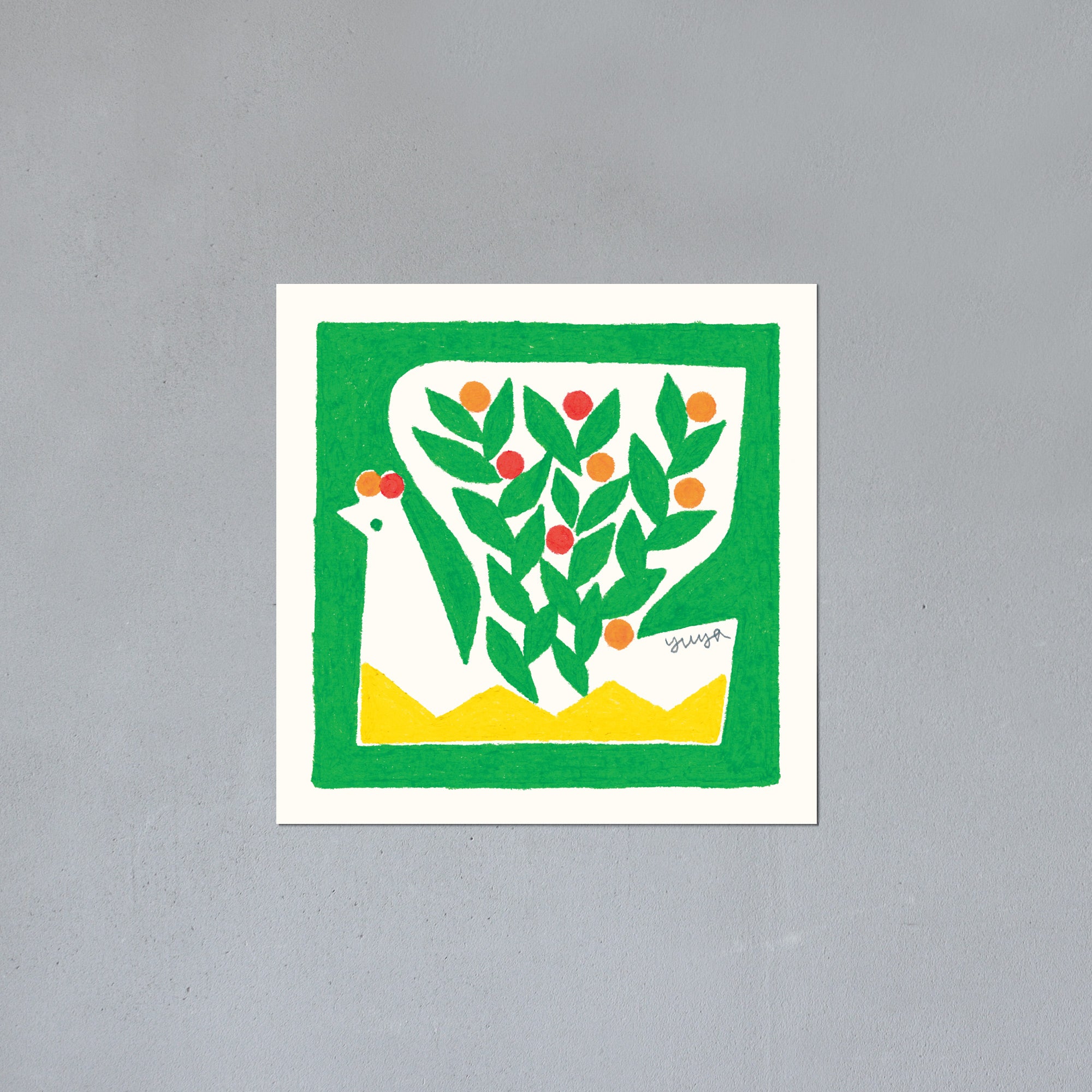 ポスター 15cm / Y-鳥の贈りもの – BIRDS' WORDS