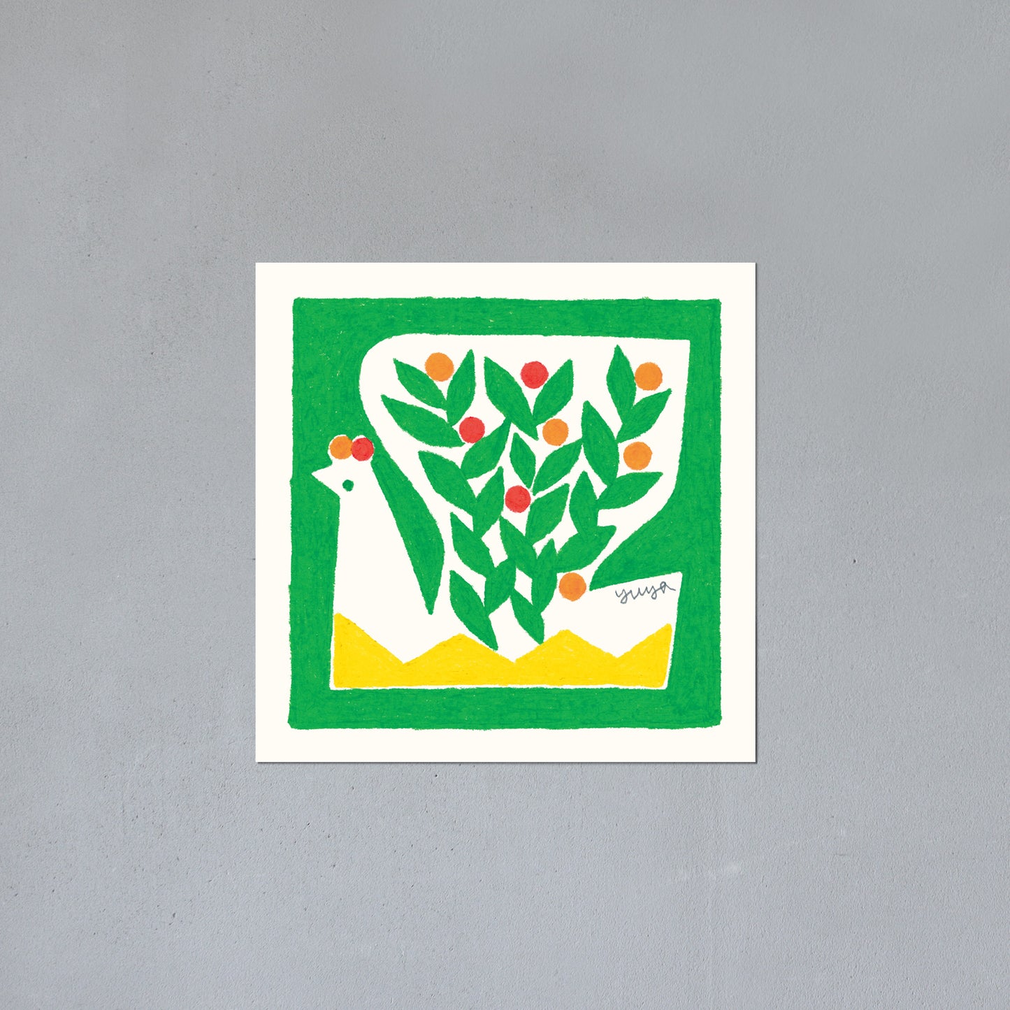 ポスター 15cm / Y-鳥の贈りもの