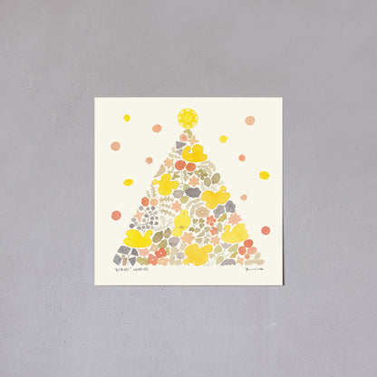 ポスター 15cm / TWINKLE TREE [warm]