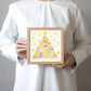 ポスター 15cm / TWINKLE TREE [warm]