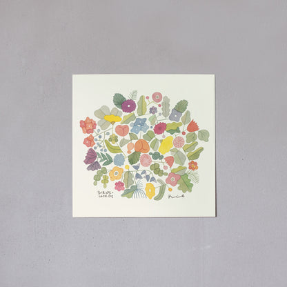 ポスター 15cm / BOUQUET