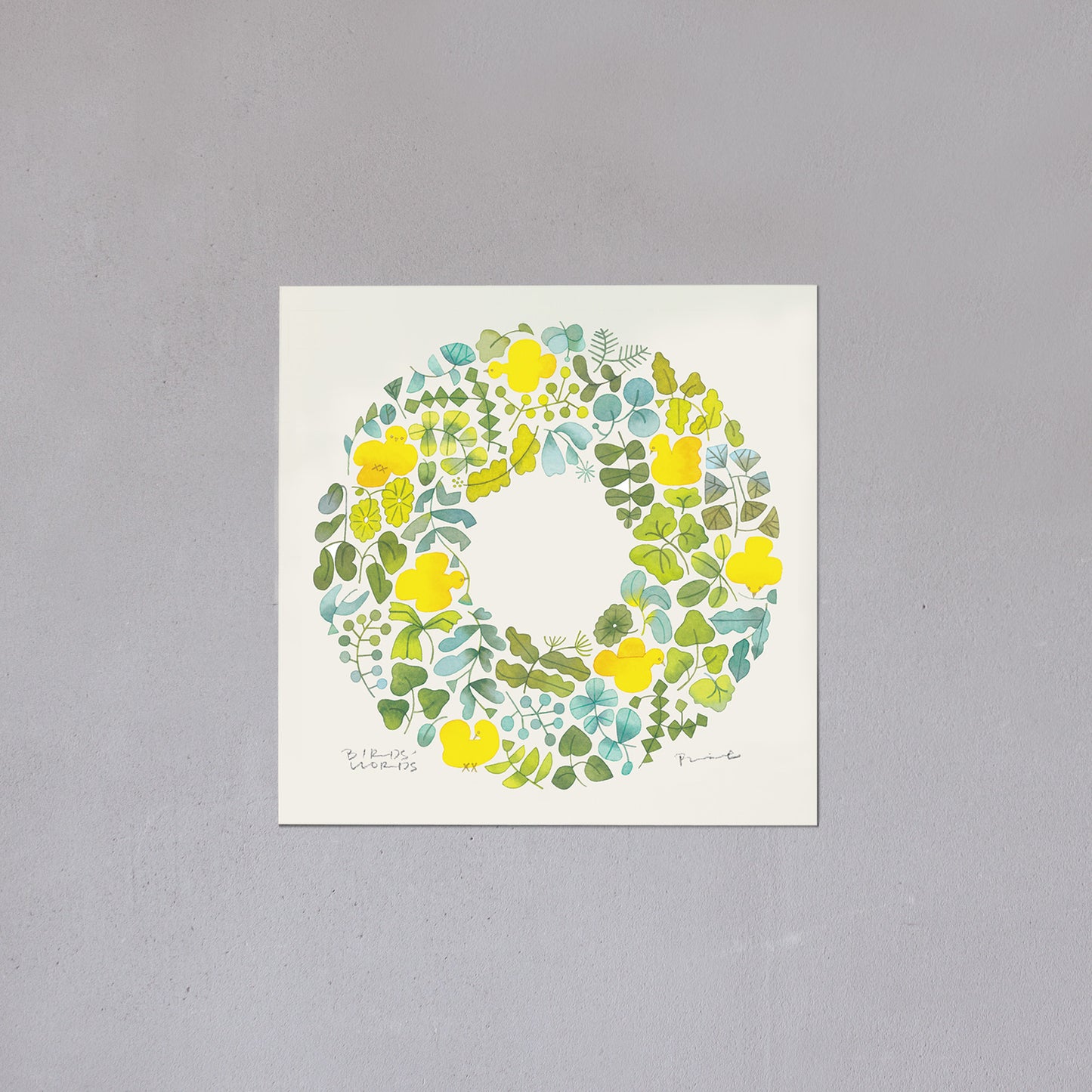 ポスター 15cm / FOREST WREATH