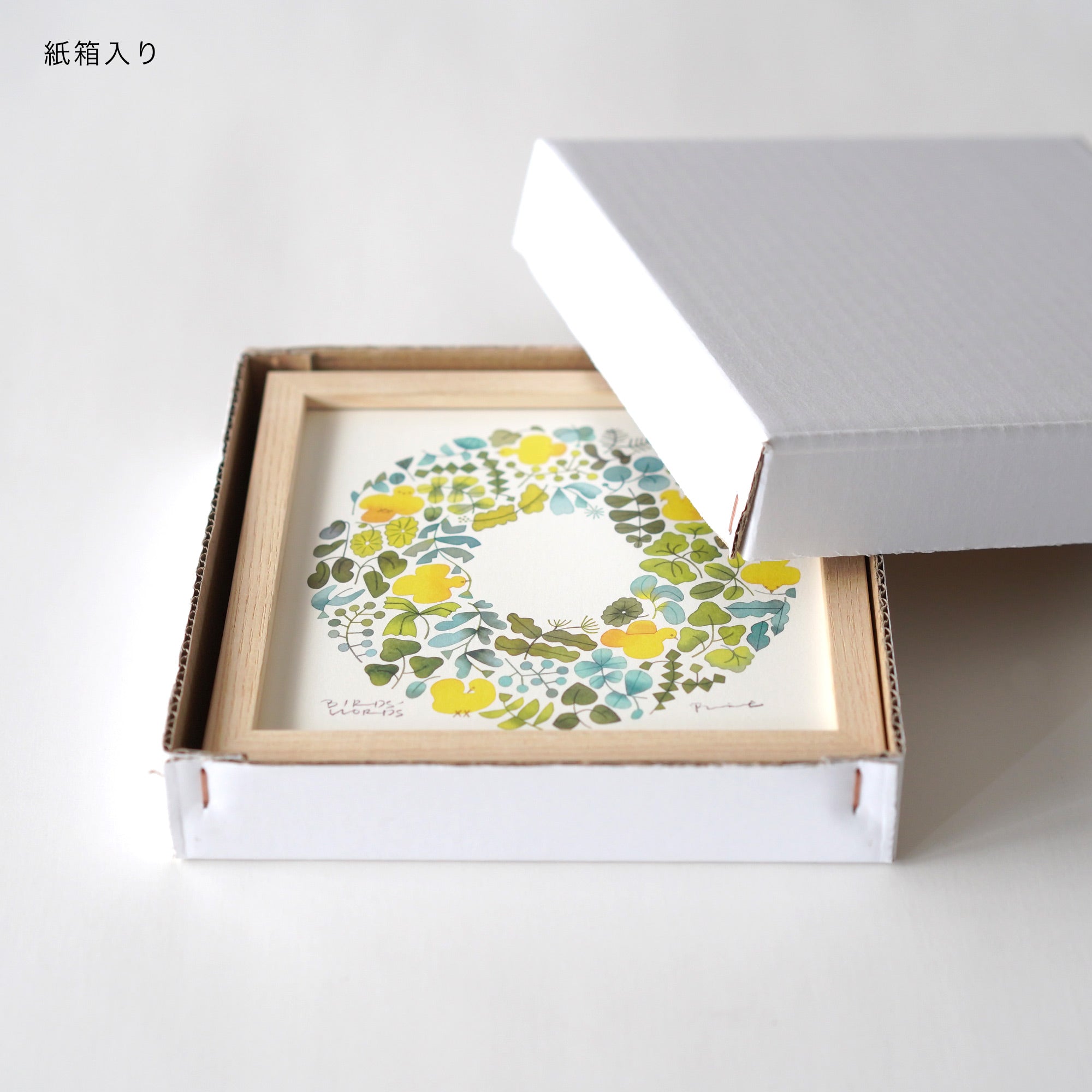 ポスター 15cm / FOREST WREATH – BIRDS' WORDS