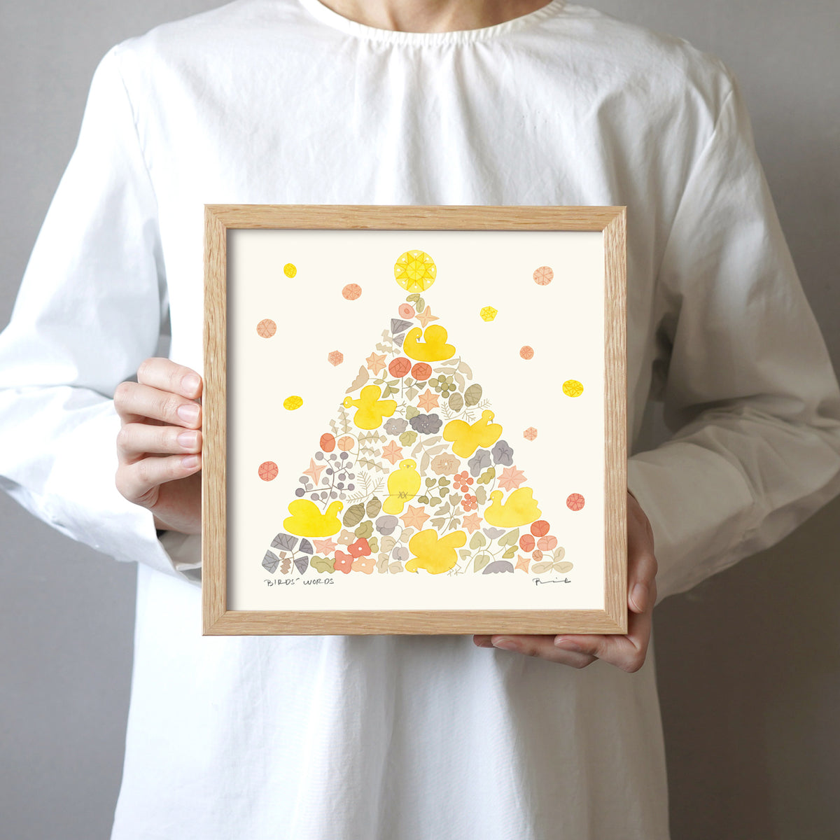 ポスター 20cm / TWINKLE TREE [warm]