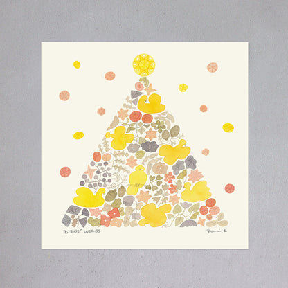 ポスター 30cm / TWINKLE TREE [warm]
