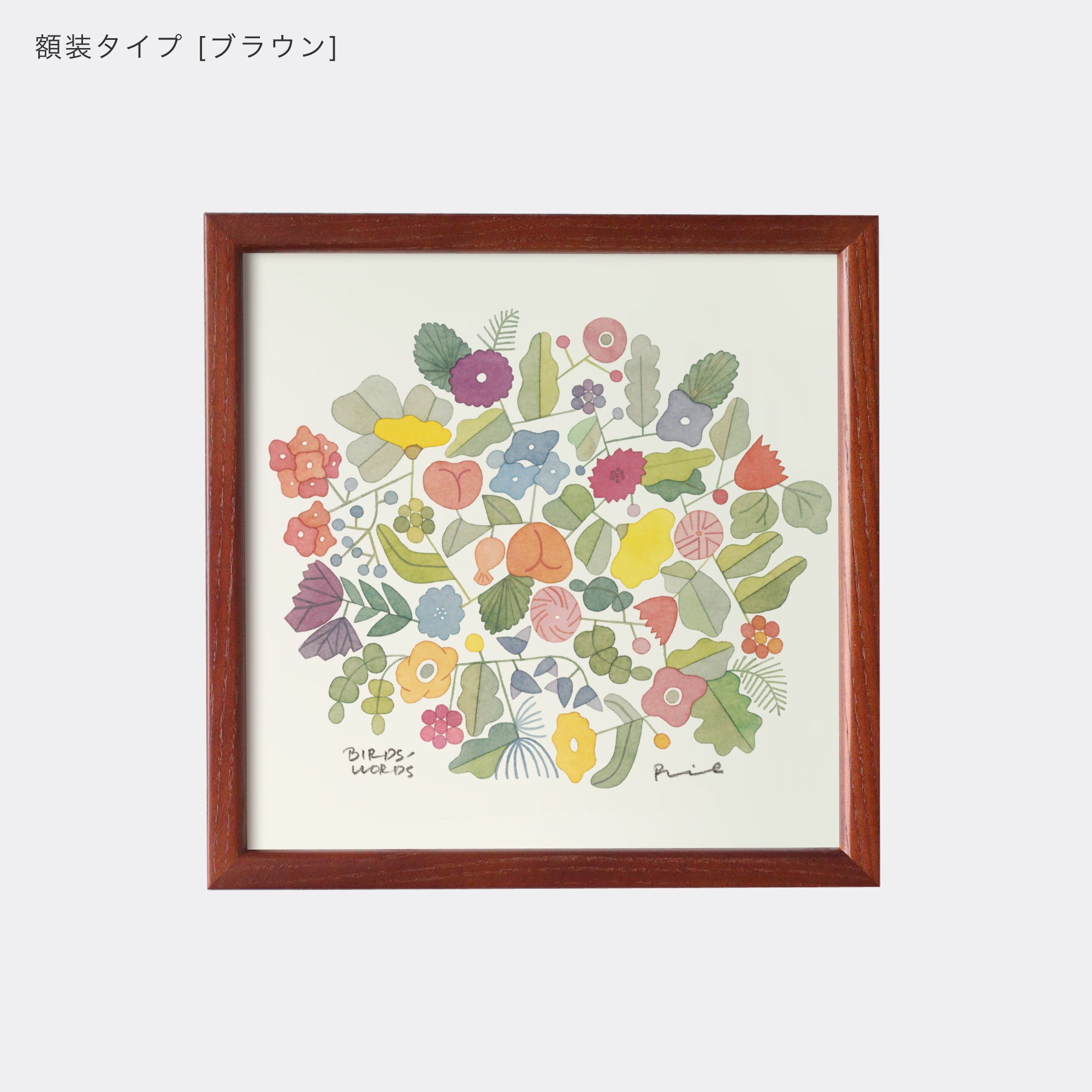 ポスター 20cm / BOUQUET – BIRDS' WORDS