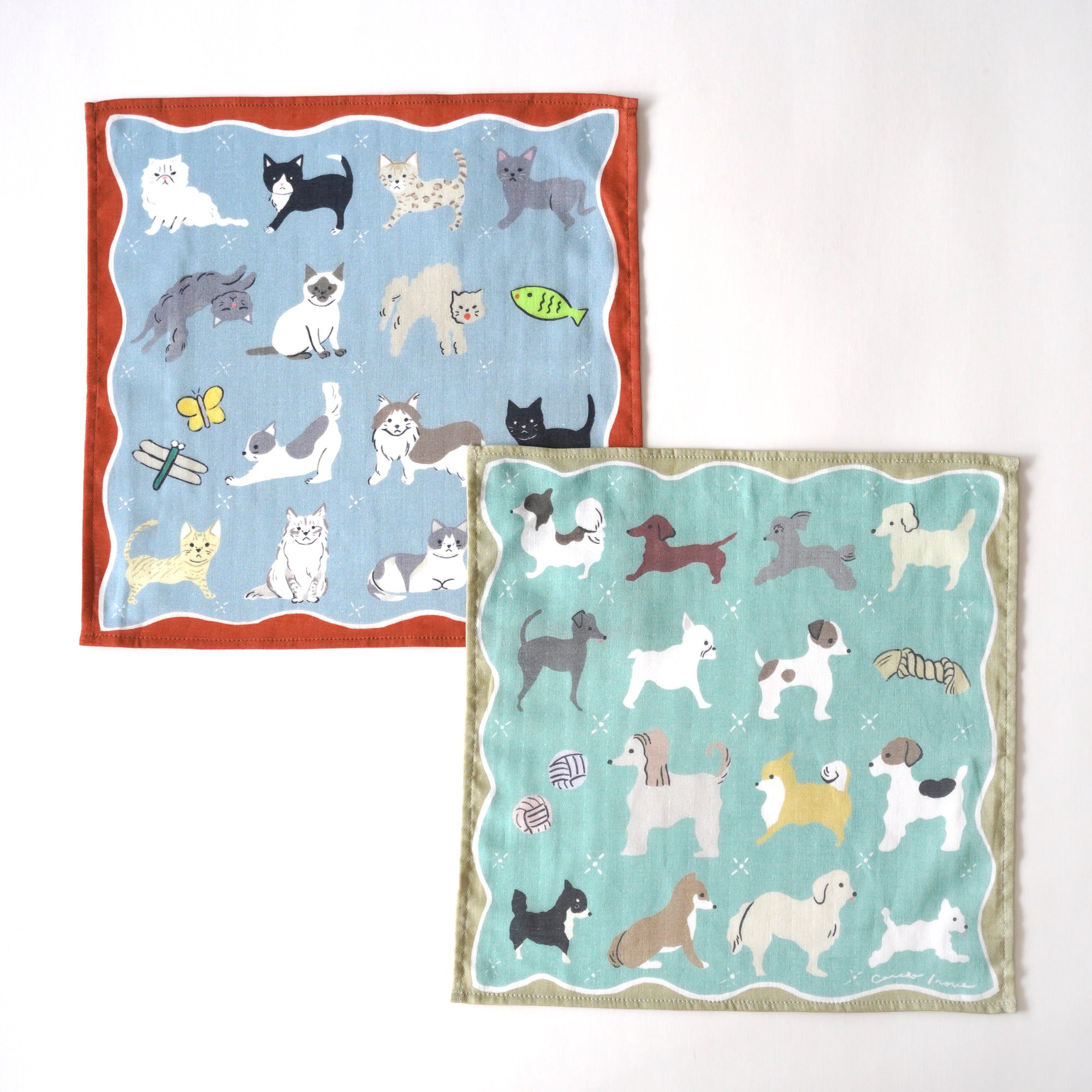 GAUZE HANDKERCHIEF [Canako Inoue] – BIRDS' WORDS