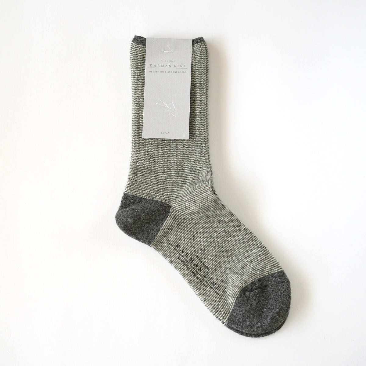 TAURUS / 牡牛座 細ボーダーリブソックス（ウール）