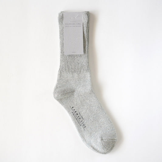 NORMA 26-28cm / 定規座 リブソックス（コットンシルク）