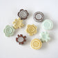 FLOWER TILE BROOCH