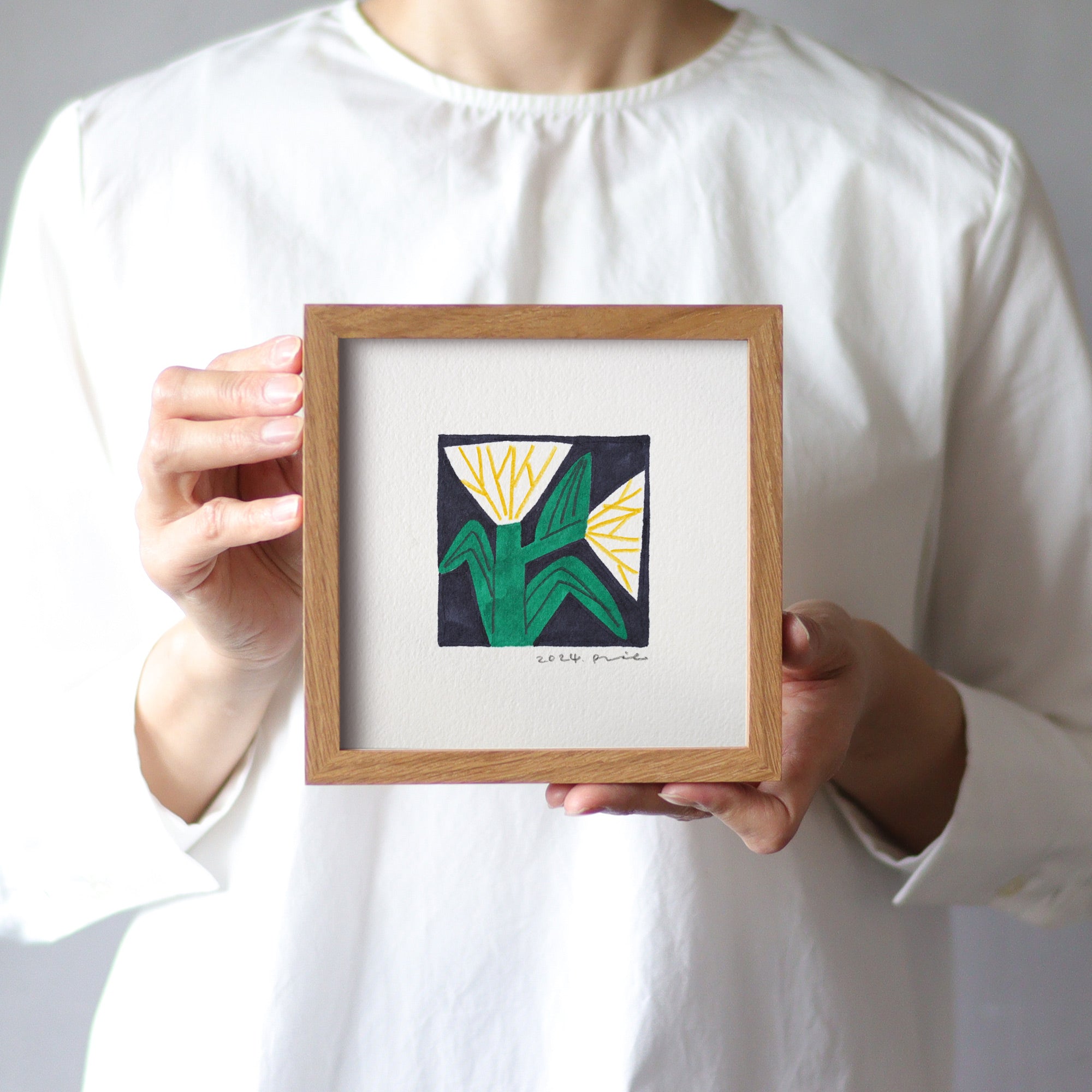 Rie Ito Artwork] FLOWER／F-27 – BIRDS' WORDS