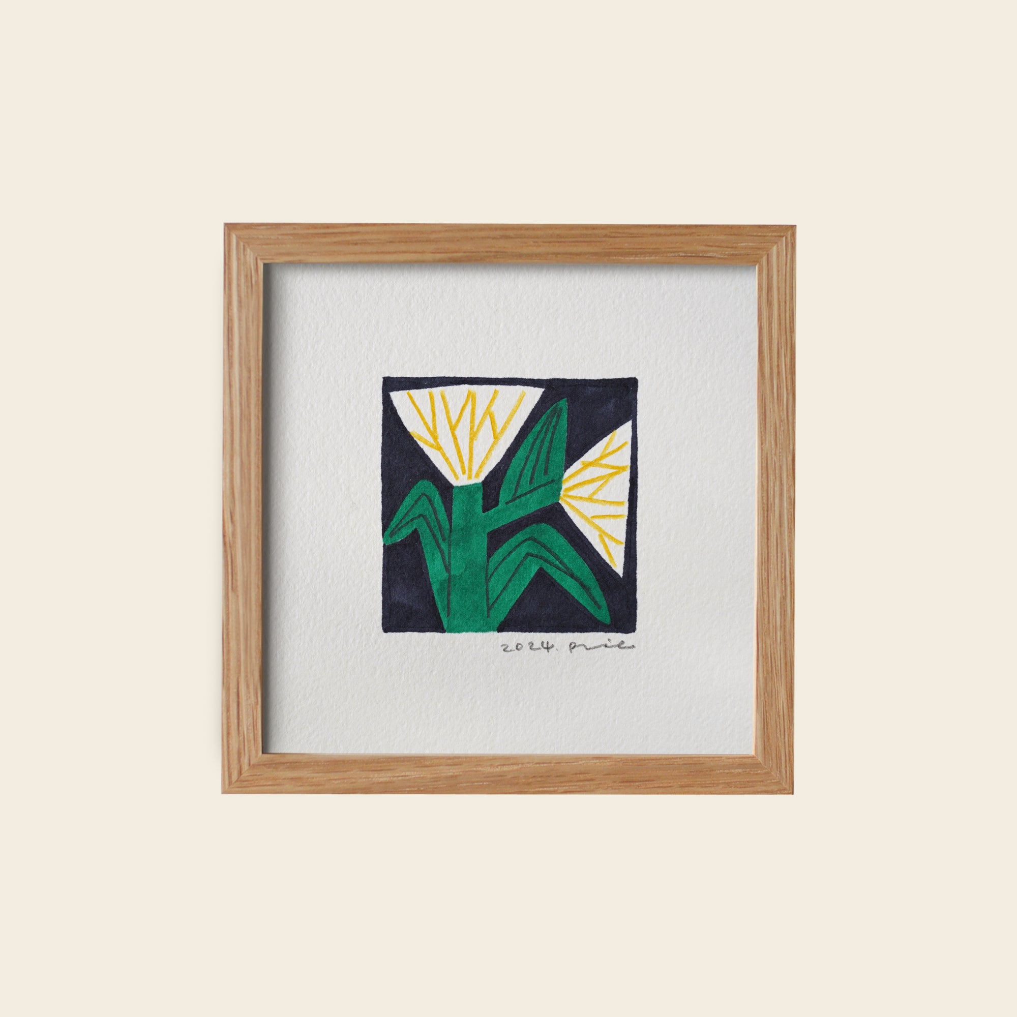 Rie Ito Artwork] FLOWER／F-27 – BIRDS' WORDS