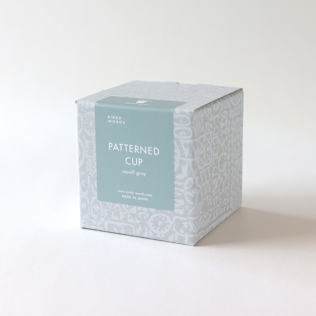PATTERNED CUP – BIRDS' WORDS