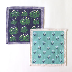 GAUZE HANDKERCHIEF [TOMOTAKE] – BIRDS' WORDS