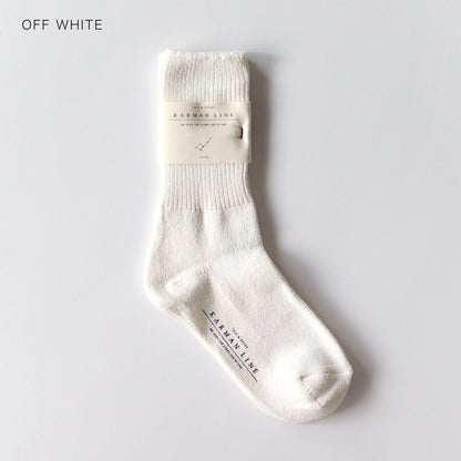 NORMA 23-25cm / 定規座 リブソックス（コットンシルク）