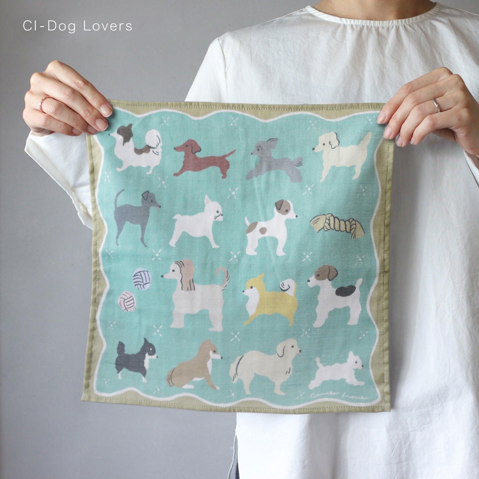 GAUZE HANDKERCHIEF [Canako Inoue] – BIRDS' WORDS