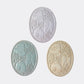 CERAMIC RELIEF PLATE / ELLIPSE