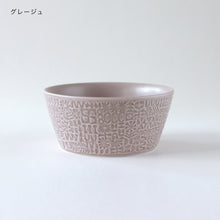 画像をギャラリービューアに読み込む, PATTERNED BOWL
