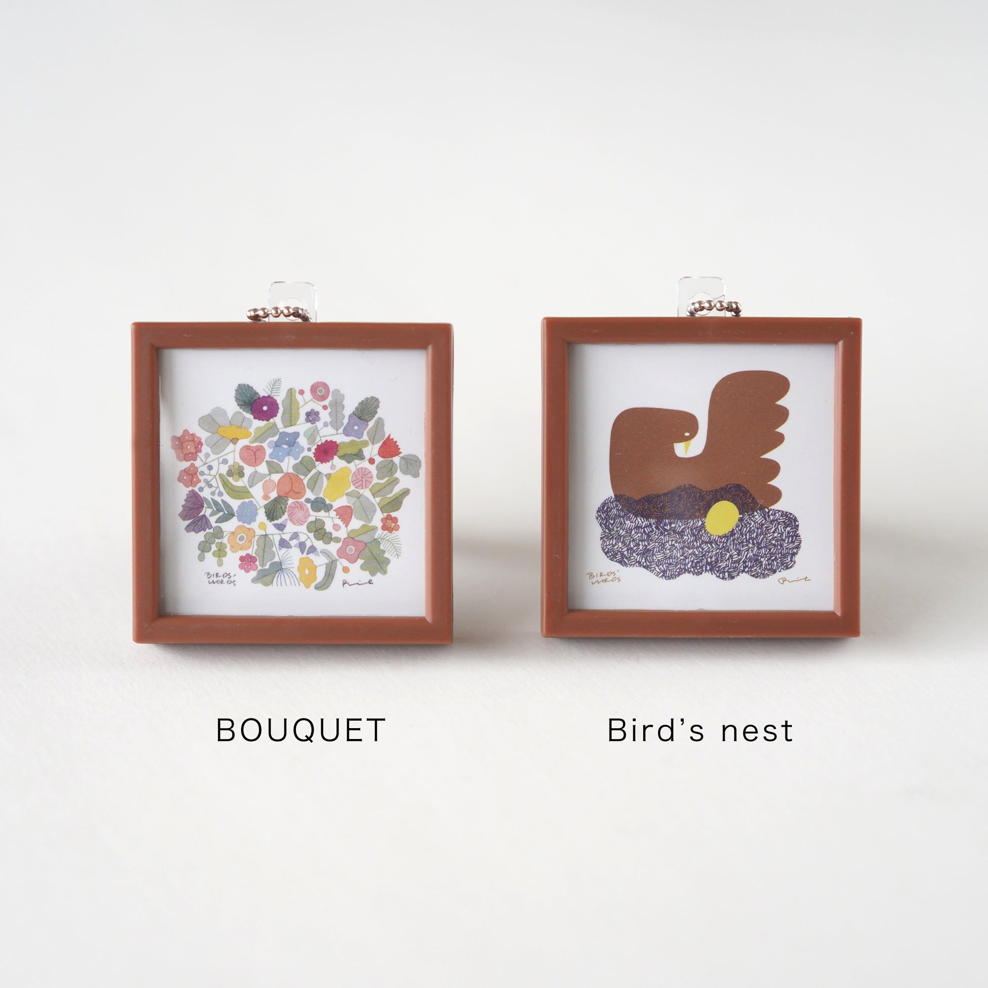 フレームキーチェーン コンプリートセット – BIRDS' WORDS