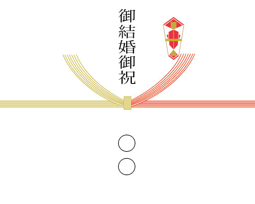 [熨斗] 御結婚御祝（結び切り）※送り主様名を備考欄にご記入ください