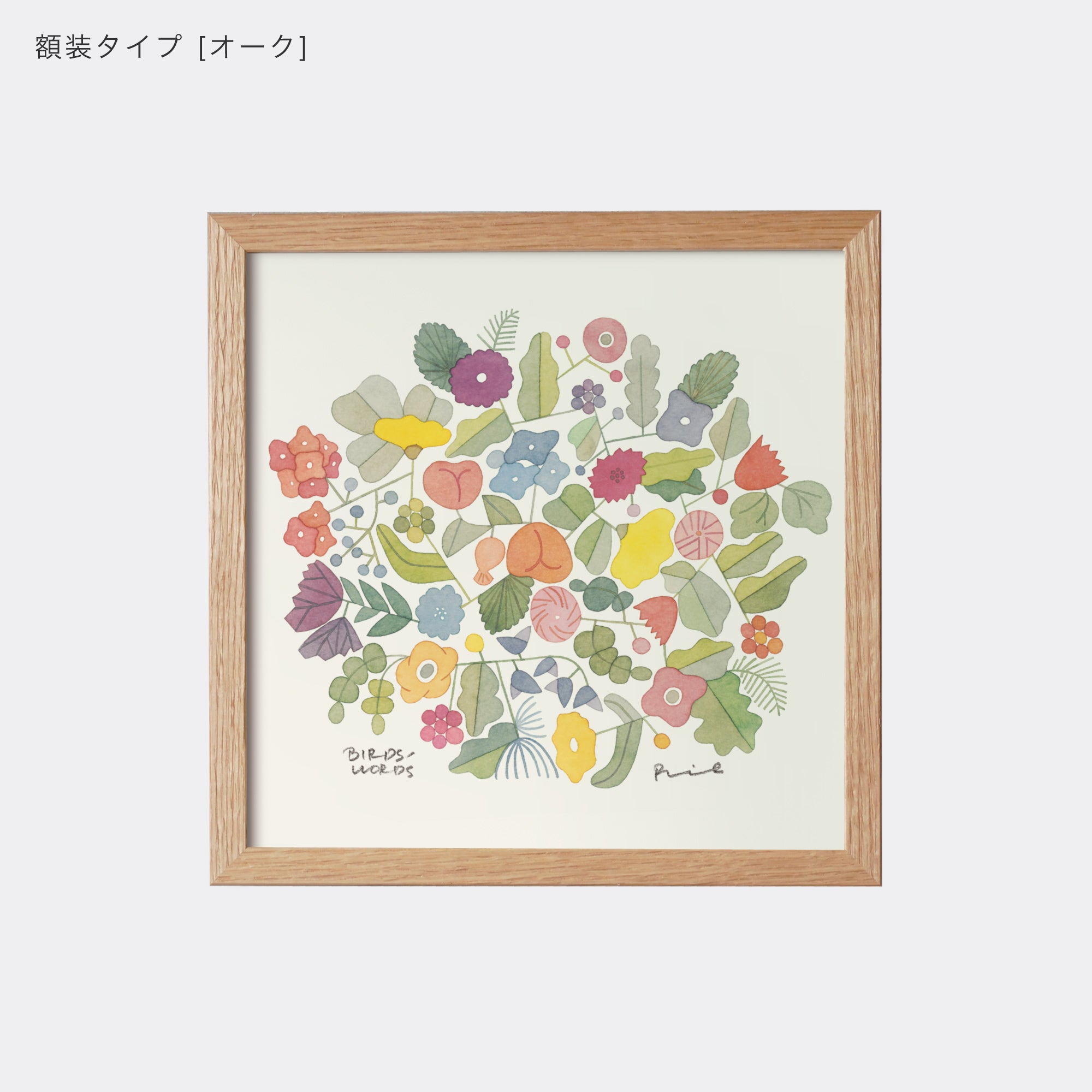 ポスター 20cm / BOUQUET – BIRDS' WORDS