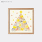 ポスター 20cm / TWINKLE TREE [warm]
