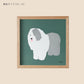 LETTER PRESS POSTER [TOMOTAKE] T-dog