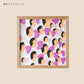 LETTER PRESS POSTER [MURATA YOSHIKO] MY-ぶどうのほっぺ、踊りだす