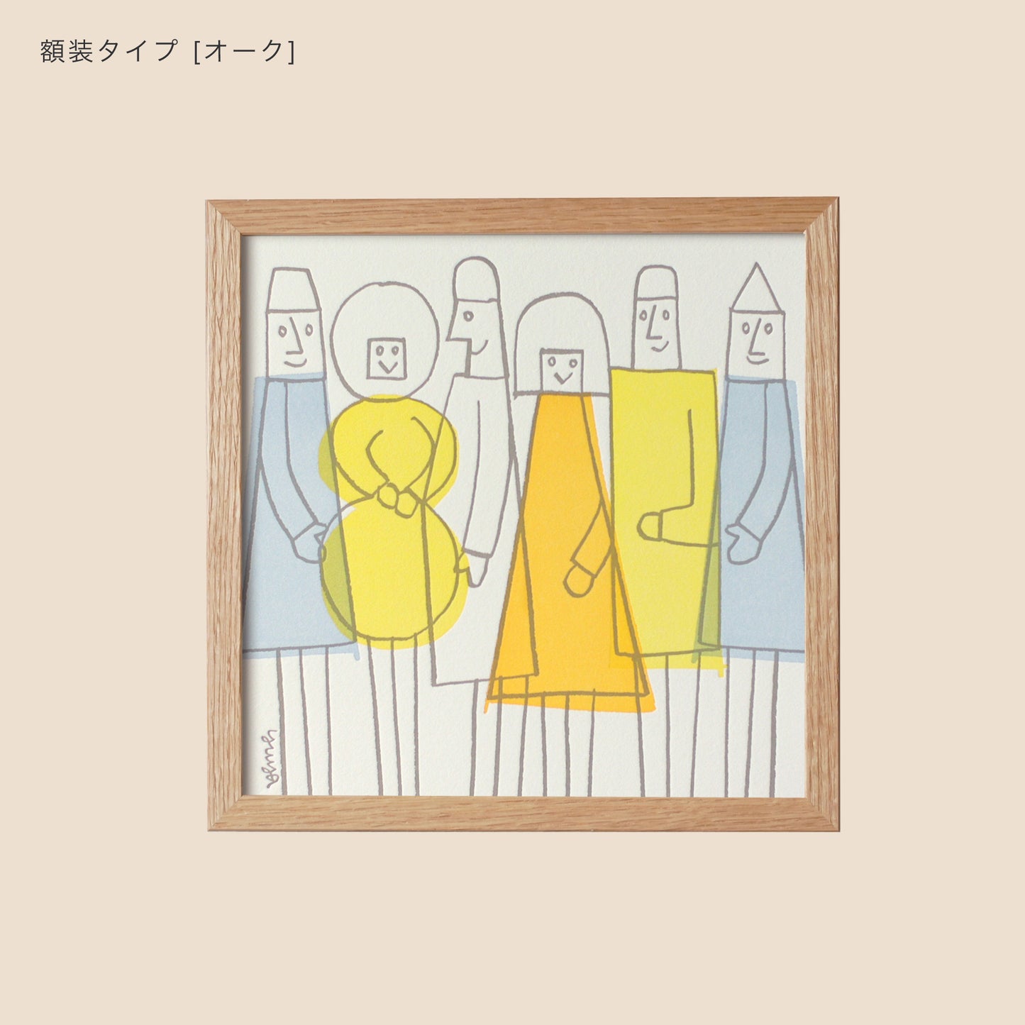 LETTER PRESS POSTER [YUYA] Y-people