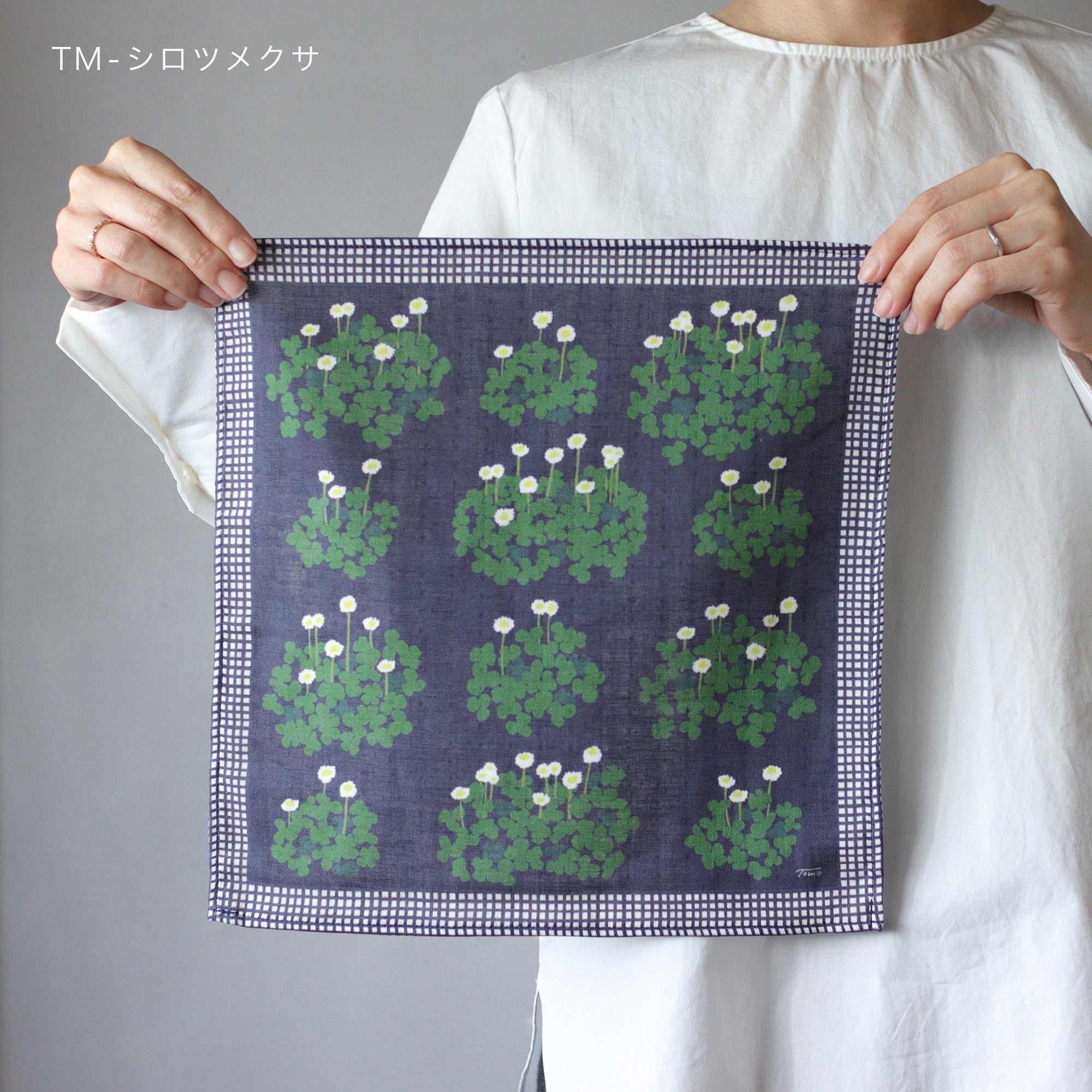 GAUZE HANDKERCHIEF [TOMOTAKE] – BIRDS' WORDS