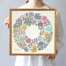 画像をギャラリービューアに読み込む, ポスター 30cm / SHABBY WREATH
