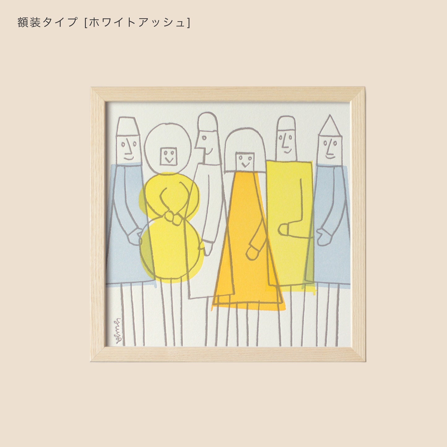 LETTER PRESS POSTER [YUYA] Y-people